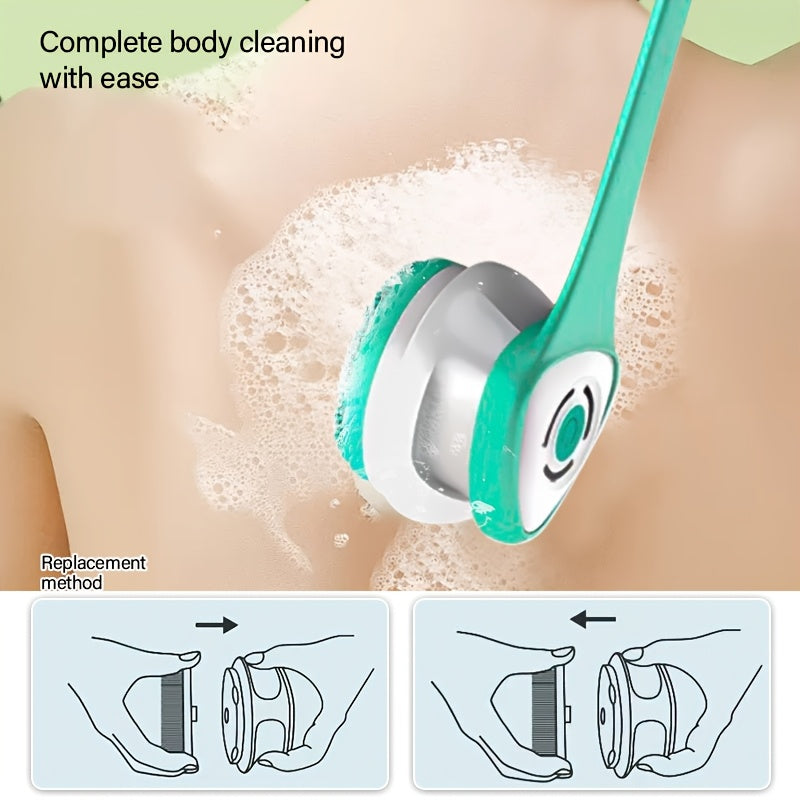 Rechargeable Electric Shower Brush Set for Relaxing Spa Experience