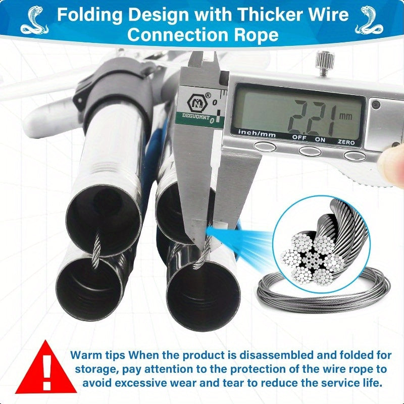 Heavy Duty Snake Grabber Tool for Safe Reptile Handling