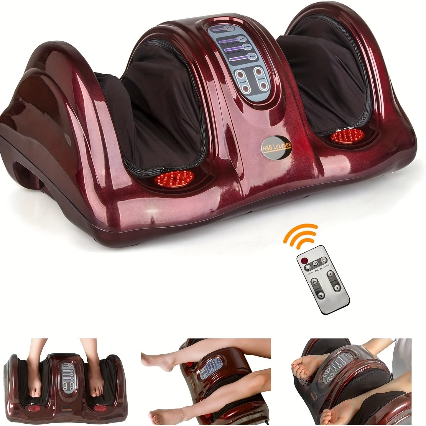 Shiatsu Foot Massager With Remote Control For Ultimate Relaxation