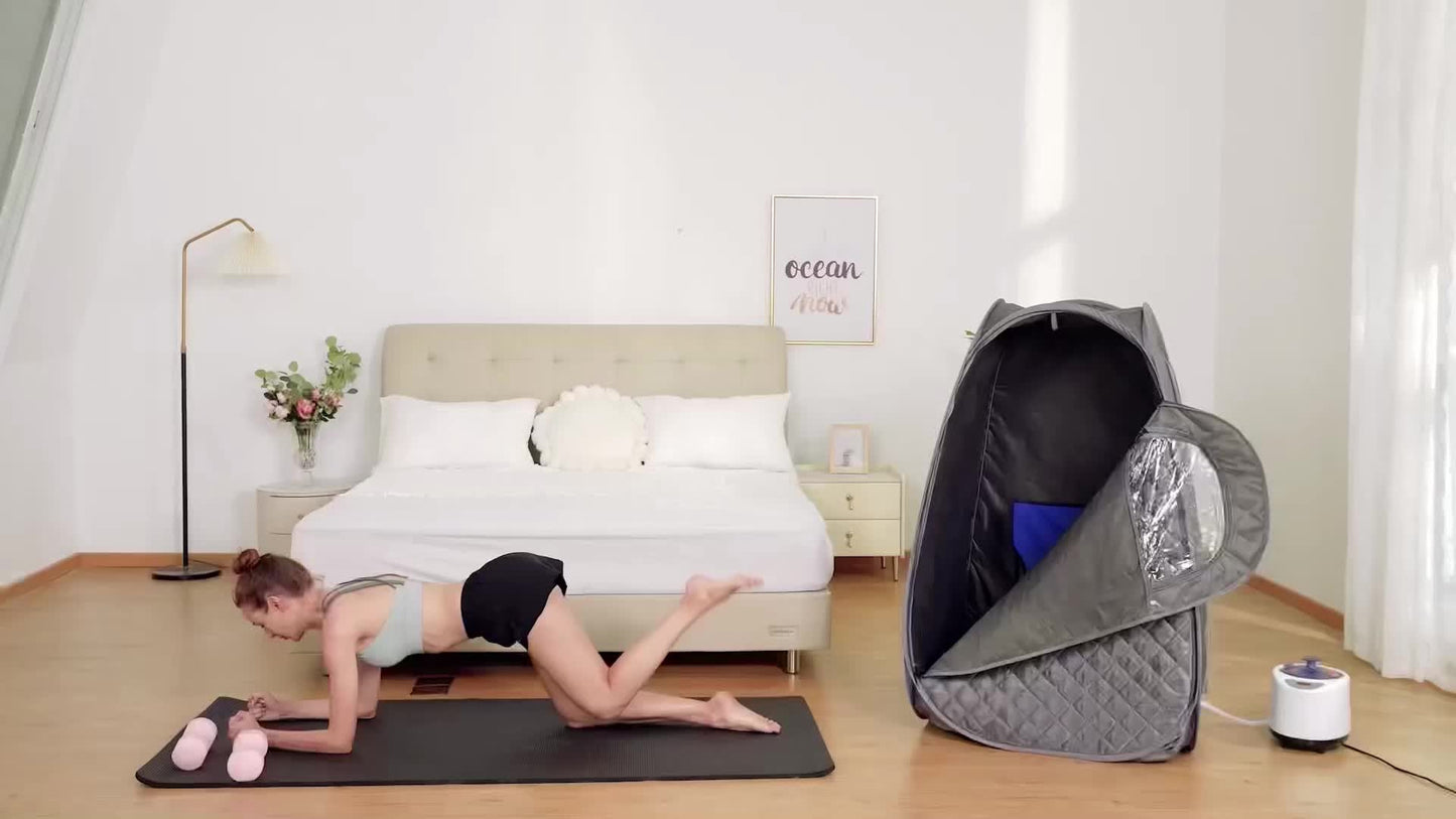 Portable Full Body Steam Sauna Tent with Remote Control