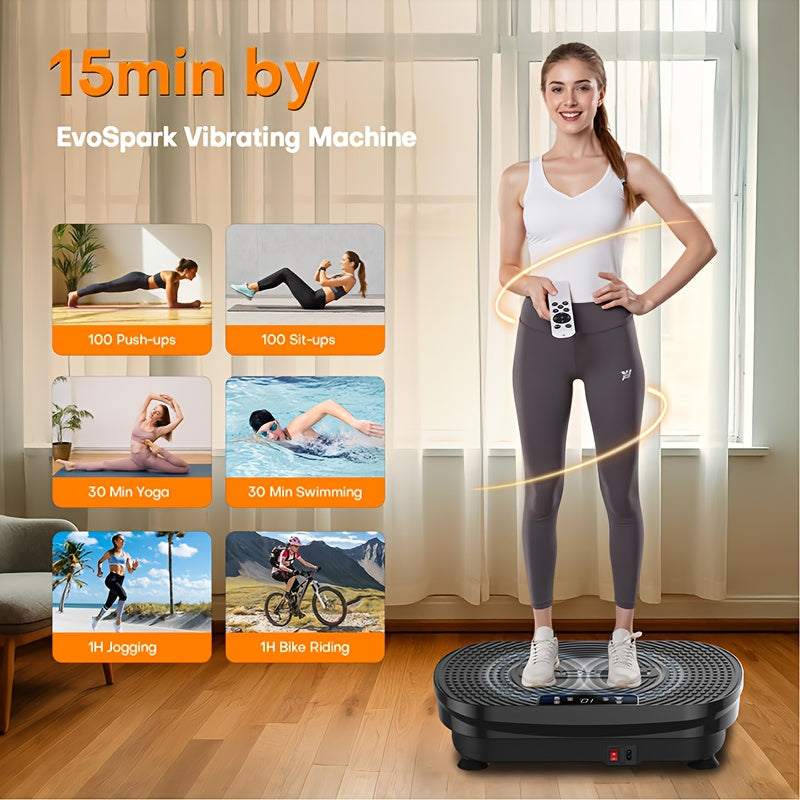 Vibration Plate Exercise Machine For Body Toning And Fitness