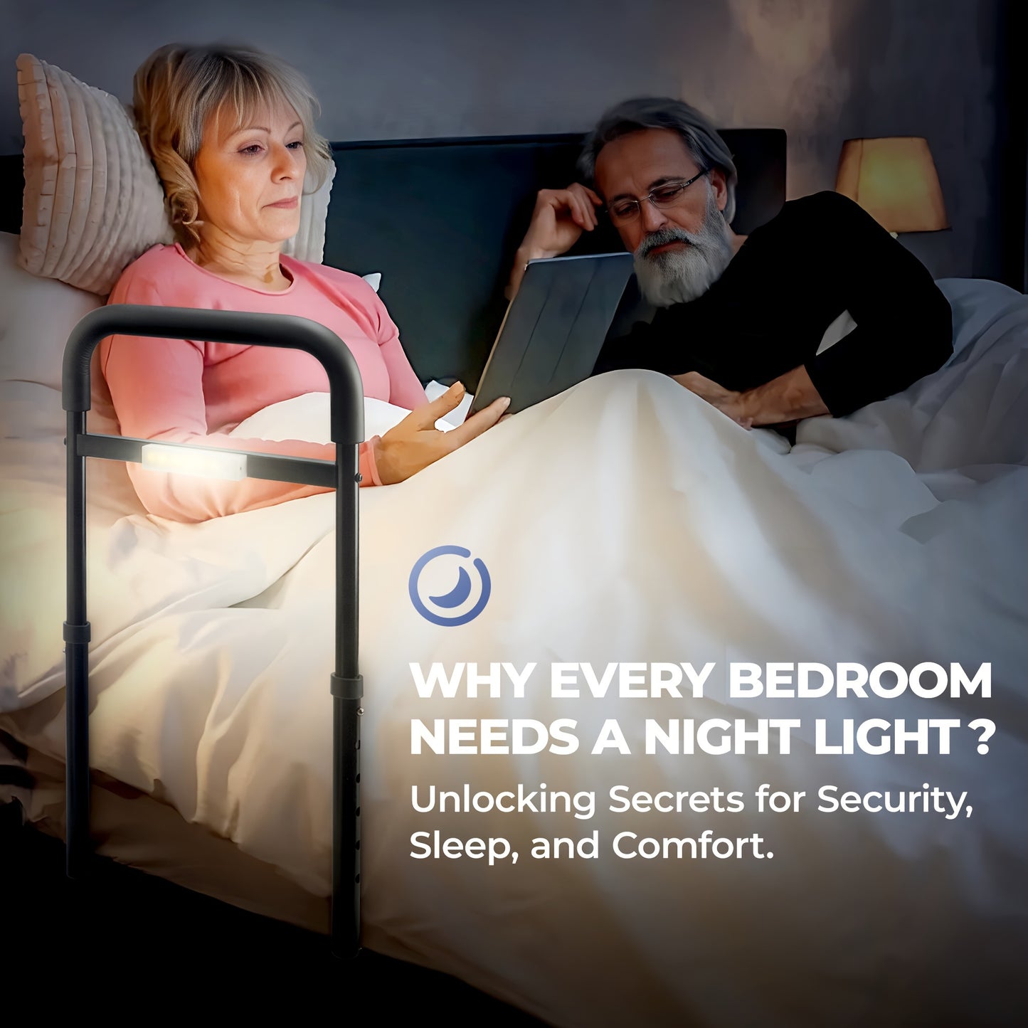 Nimood C1 Pro Bed Rails for Elderly Adult Safety
