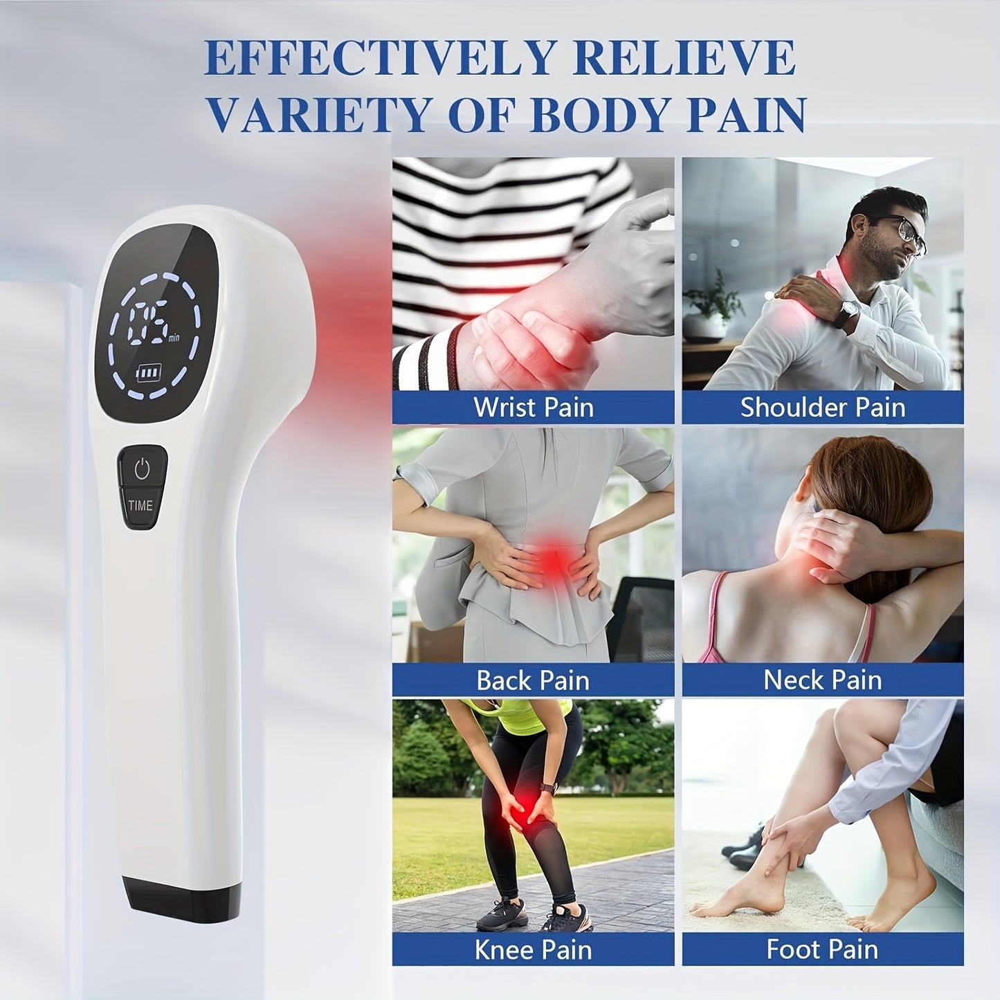 KTS Red Light Therapy Device for Pain Relief and Skin Care