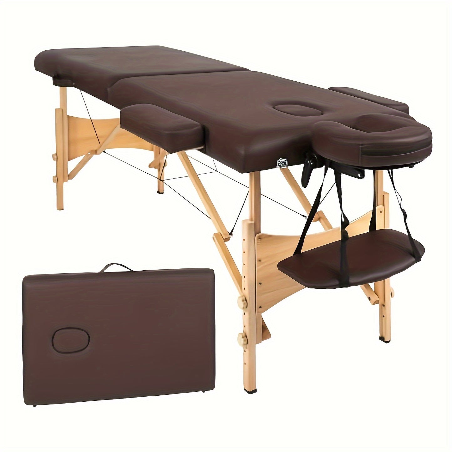 Portable Adjustable Massage Table with Bag for Spa and Tattoo