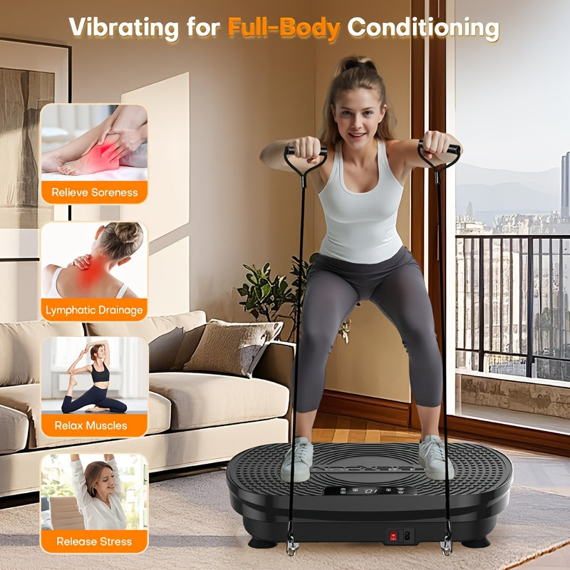 Vibration Plate Exercise Machine For Body Toning And Fitness