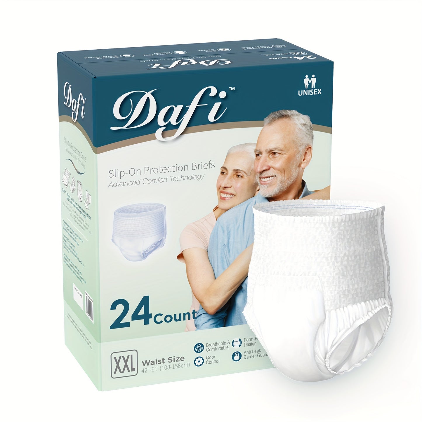 DAFI Incontinence Underwear for Adults Maximum Absorbency Protection