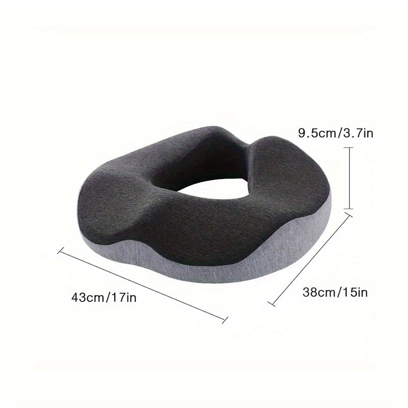 Ergonomic Memory Foam Pressure Relief Seat Cushion for Comfort