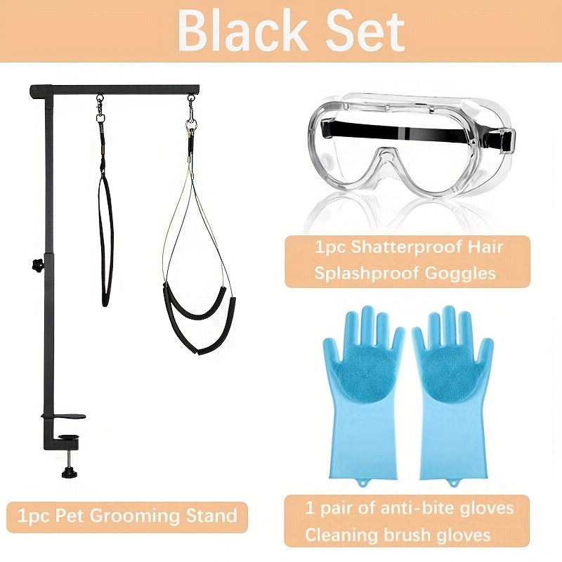 Adjustable Dog Grooming Arm with Clip for Easy Grooming