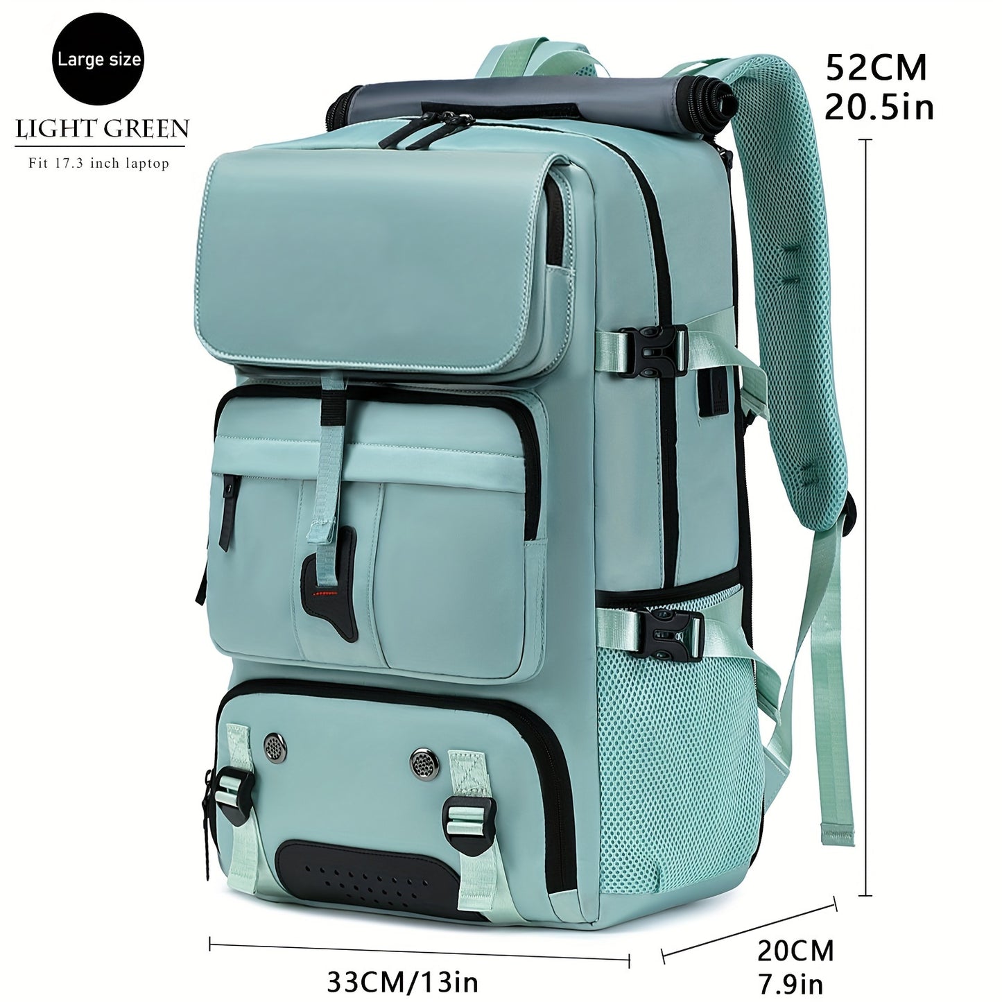 Versatile Laptop Backpack With Shoe Compartment For Travel