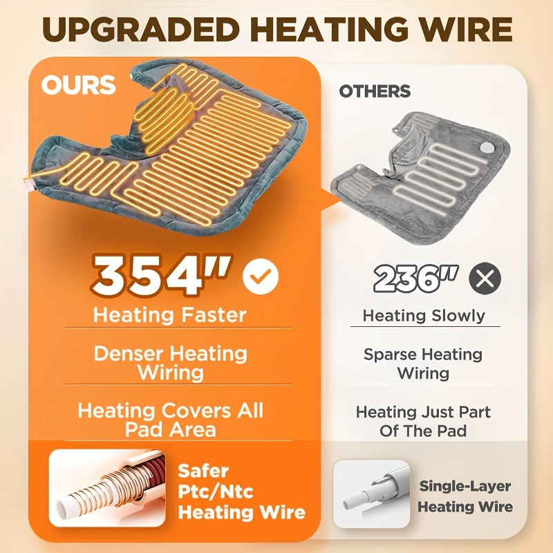 Graphene Heating Pad for Neck and Shoulders with Multiple Settings