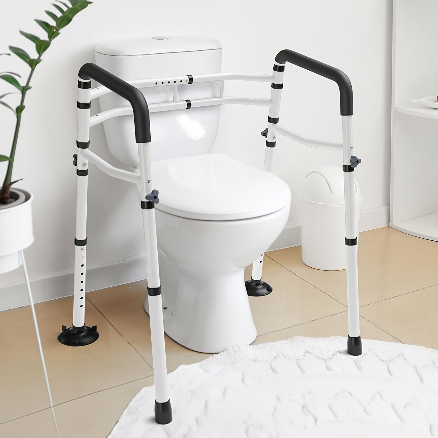Toilet Safety Rails for Bathroom Stability and Support