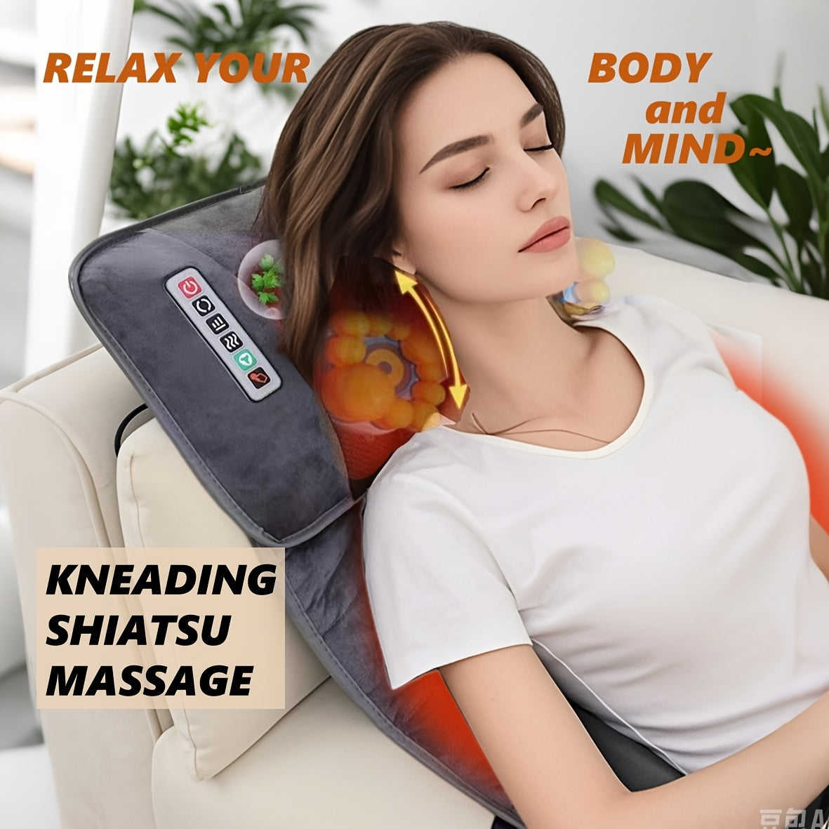 Full Body Acupressure Massage Mattress with Heat Therapy