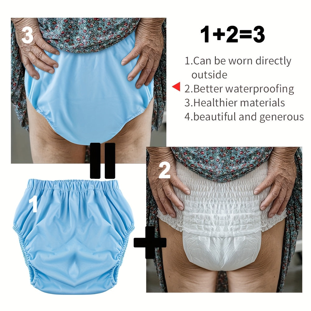 Leakproof Reusable Incontinence Underwear with Wet Bag for Comfort