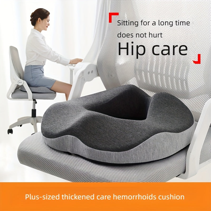 Ergonomic Memory Foam Pressure Relief Seat Cushion for Comfort