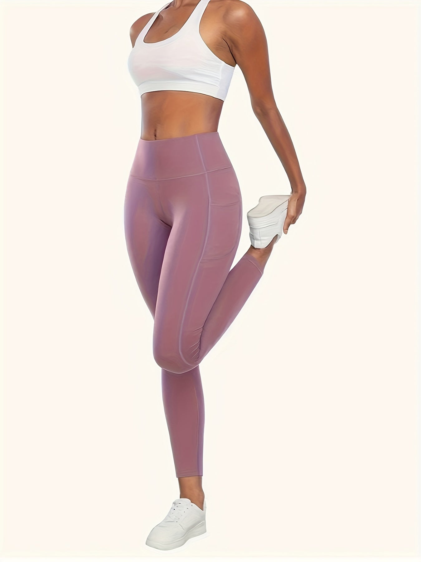 PRO-FiT Women's High Waist Yoga Pants Set with Pockets