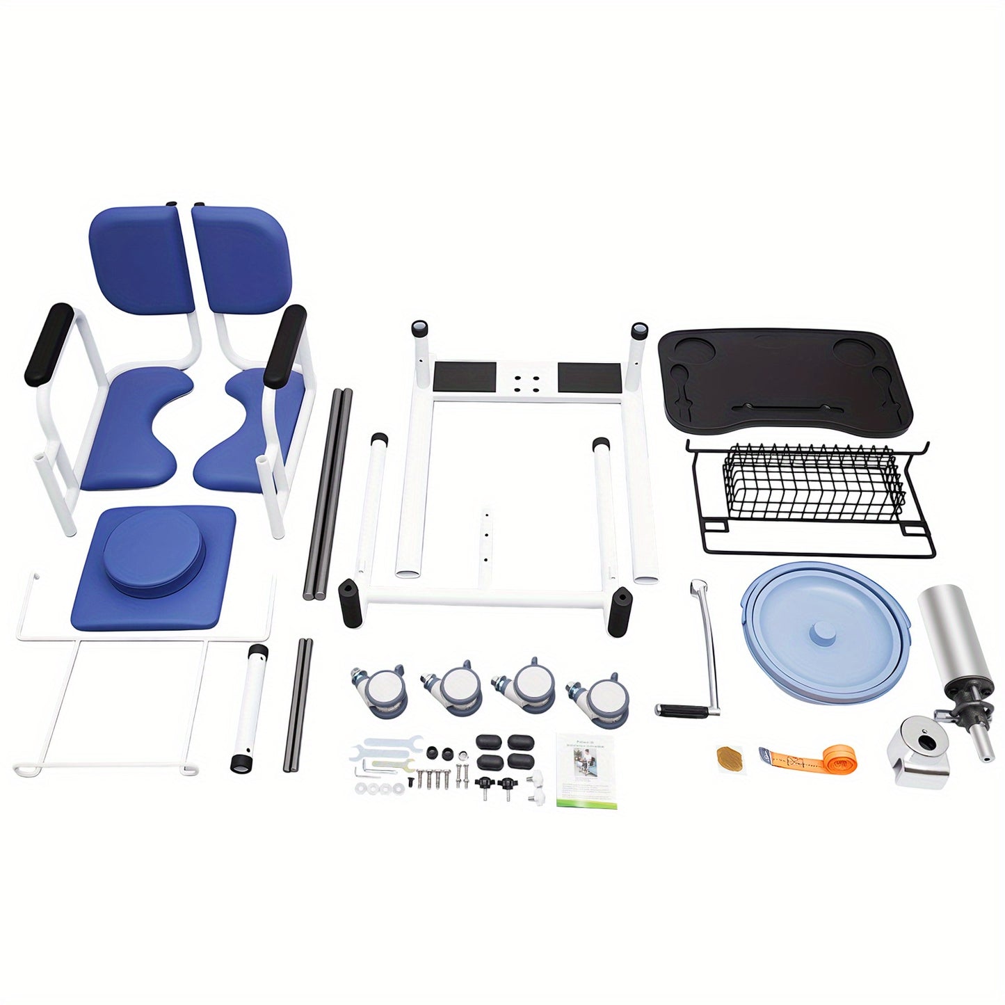 Heavy-Duty Hydraulic Lift Toilet Seat Chair for Easy Transfers