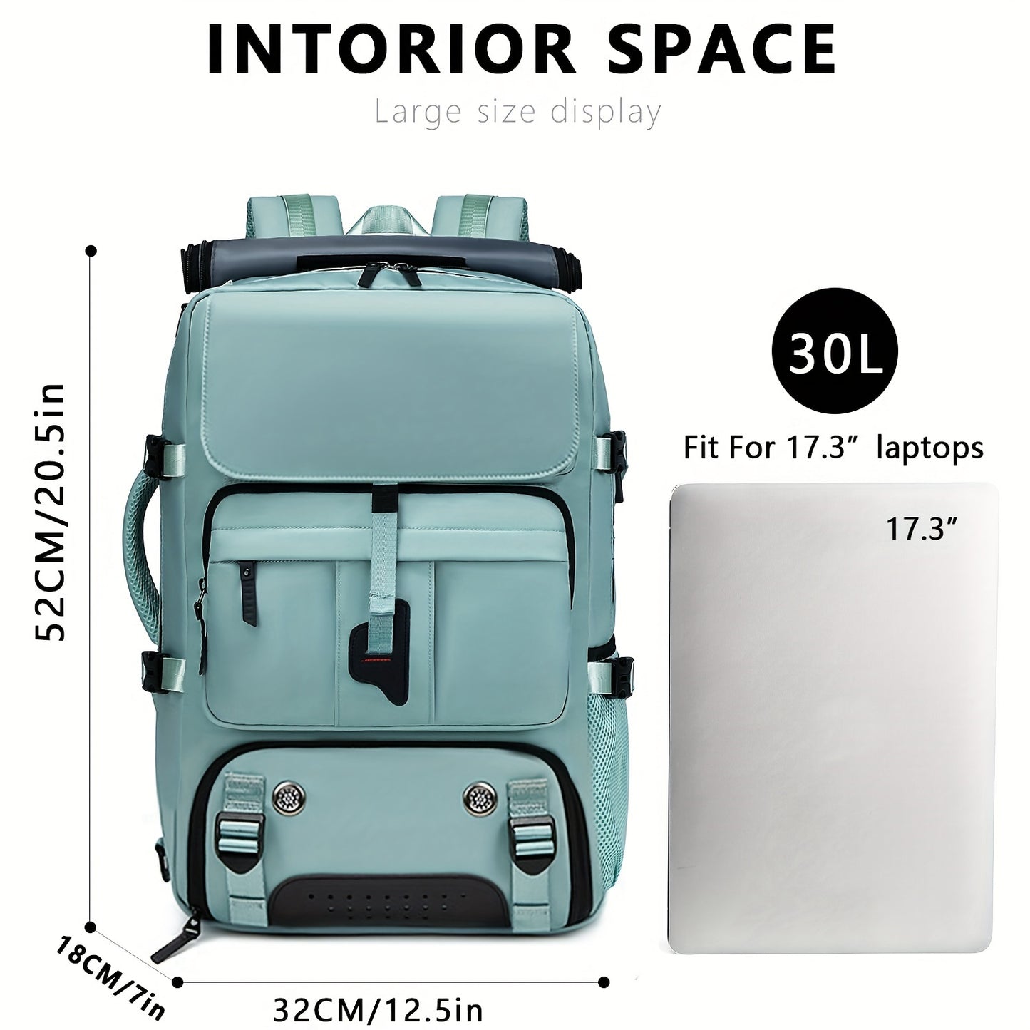 Versatile Laptop Backpack With Shoe Compartment For Travel