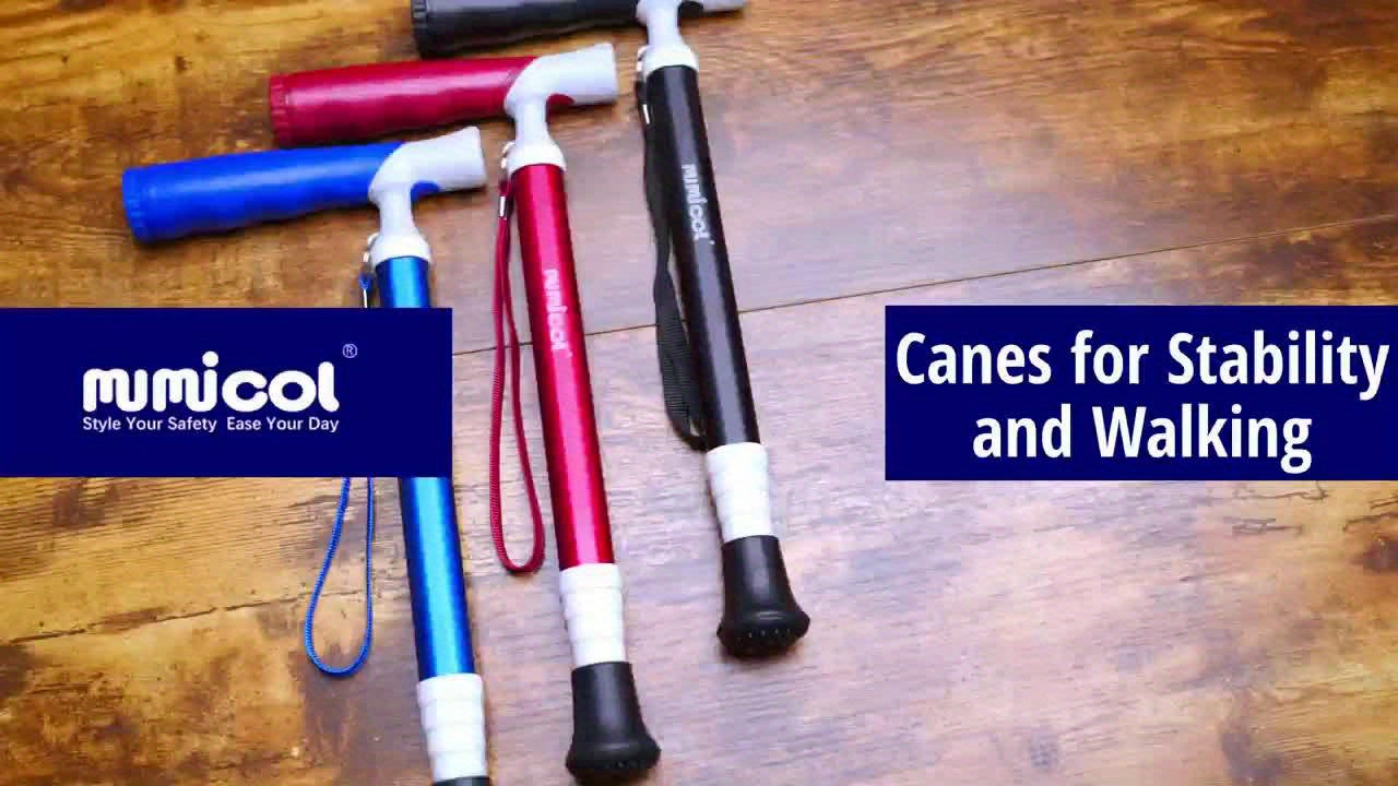 Mumicol Multifunctional Telescopic Cane with Adjustable Handle and Box