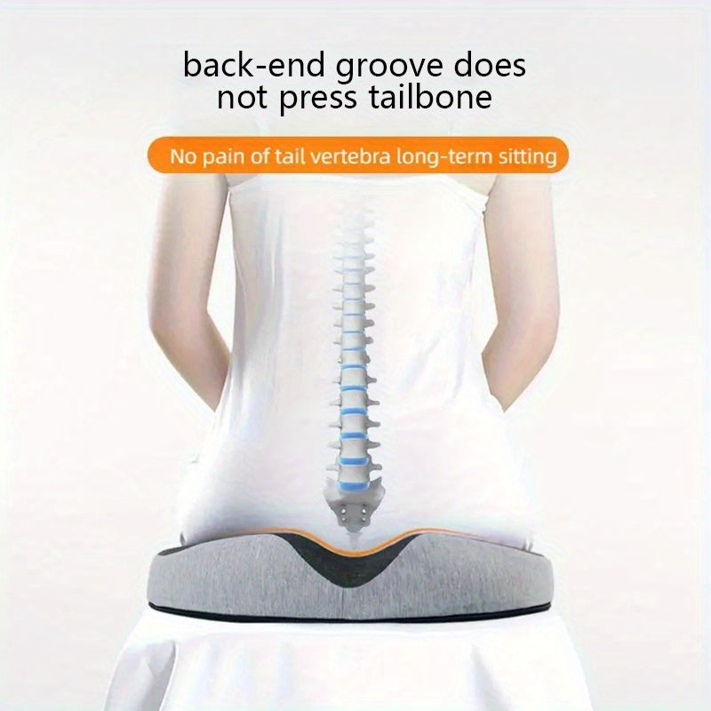 Ergonomic Memory Foam Pressure Relief Seat Cushion for Comfort
