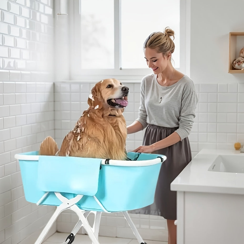 Portable Dog Bath Tub for Easy Grooming and Showering