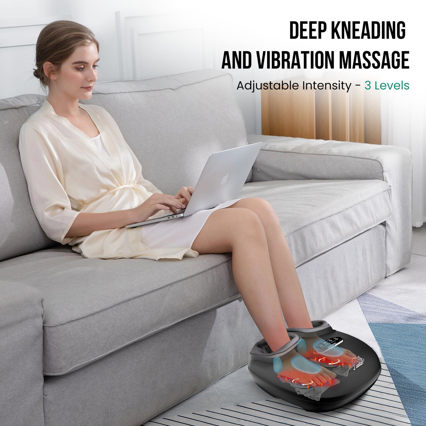 Snailax Shiatsu Foot Massager With Heat and Deep Kneading