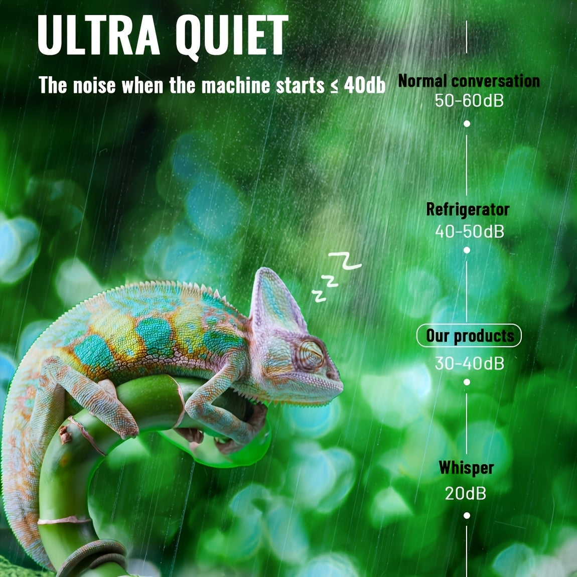 Reptile Misting System with Smart Timer and Adjustable Nozzle