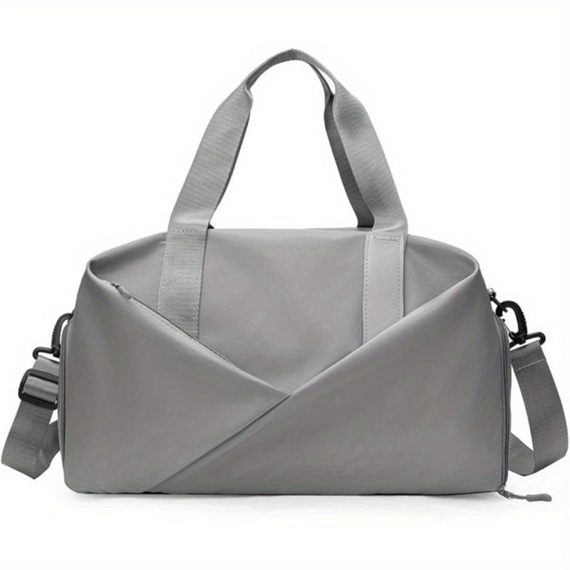 Womens Gym Bag With Dry Wet Separation Shoe Compartment