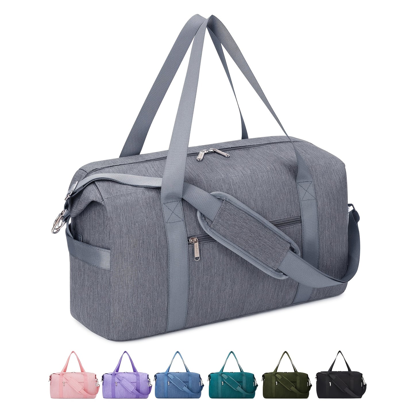 Heavy Duty Travel Duffel Bag With Wet Pocket Stitching