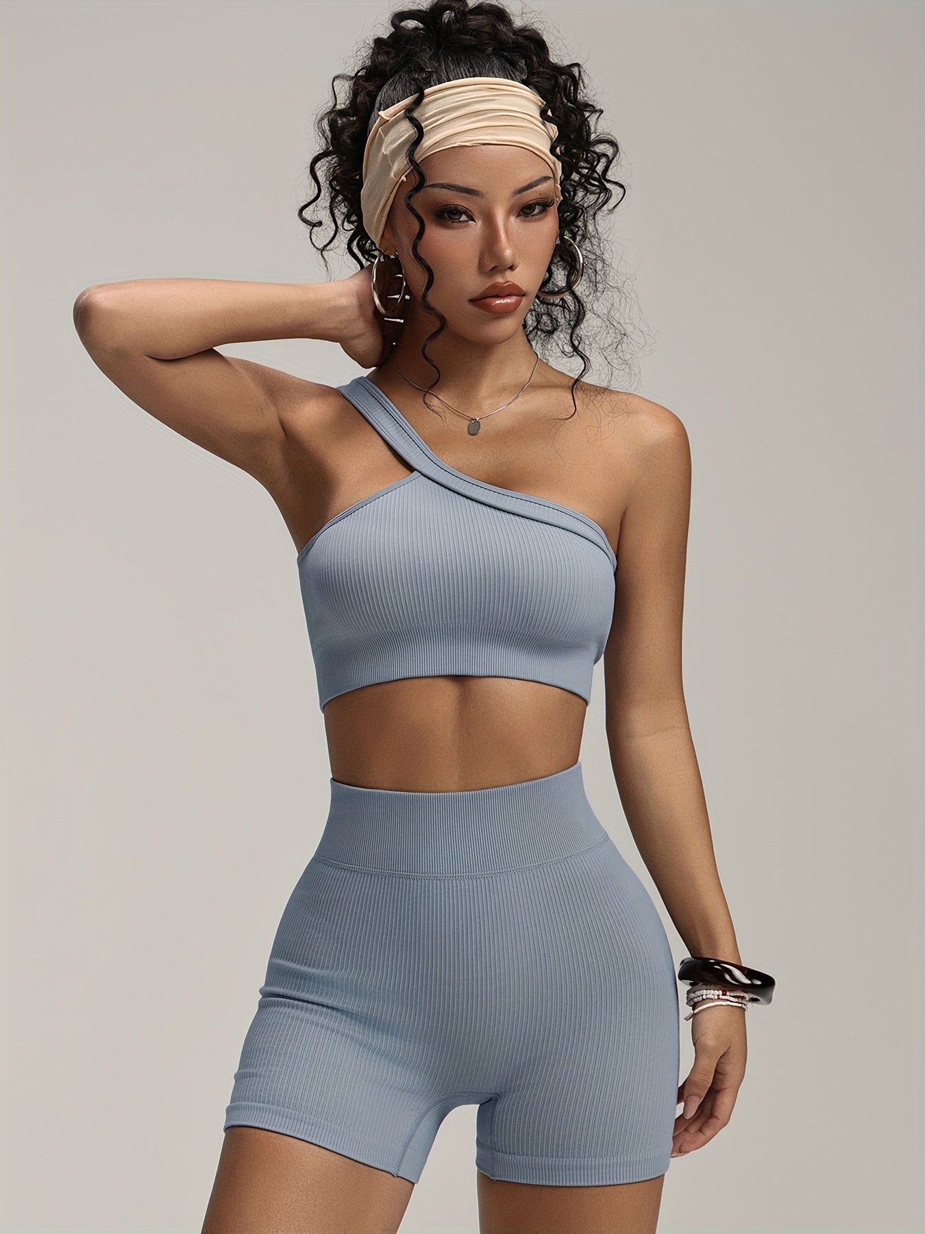 Yoga Set With Sports Bra And High Waist Pants Women