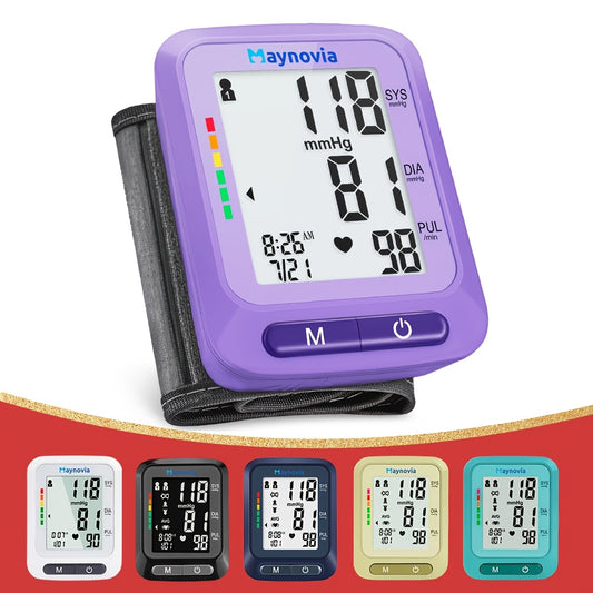 MAYNOVIA Digital Wrist Blood Pressure Monitor for Home Use