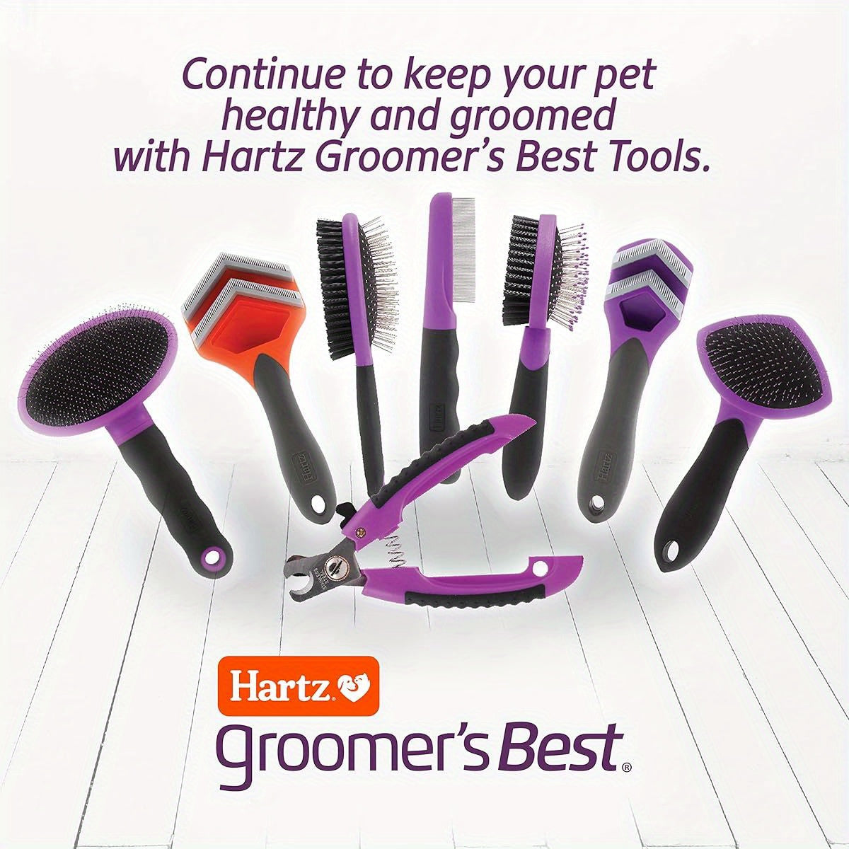Groomer's Best Combo Dog Brush for Happy Healthy Fur