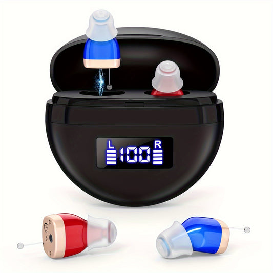 Rechargeable Noise Cancelling Hearing Aids for Seniors
