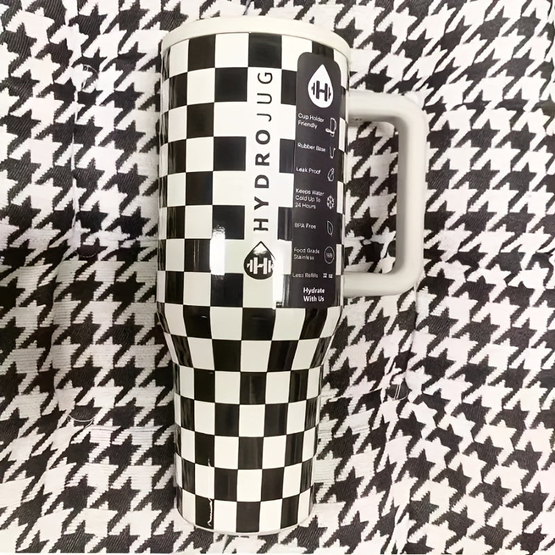 HydroJug Insulated Water Bottle With Flip Straw And Handle