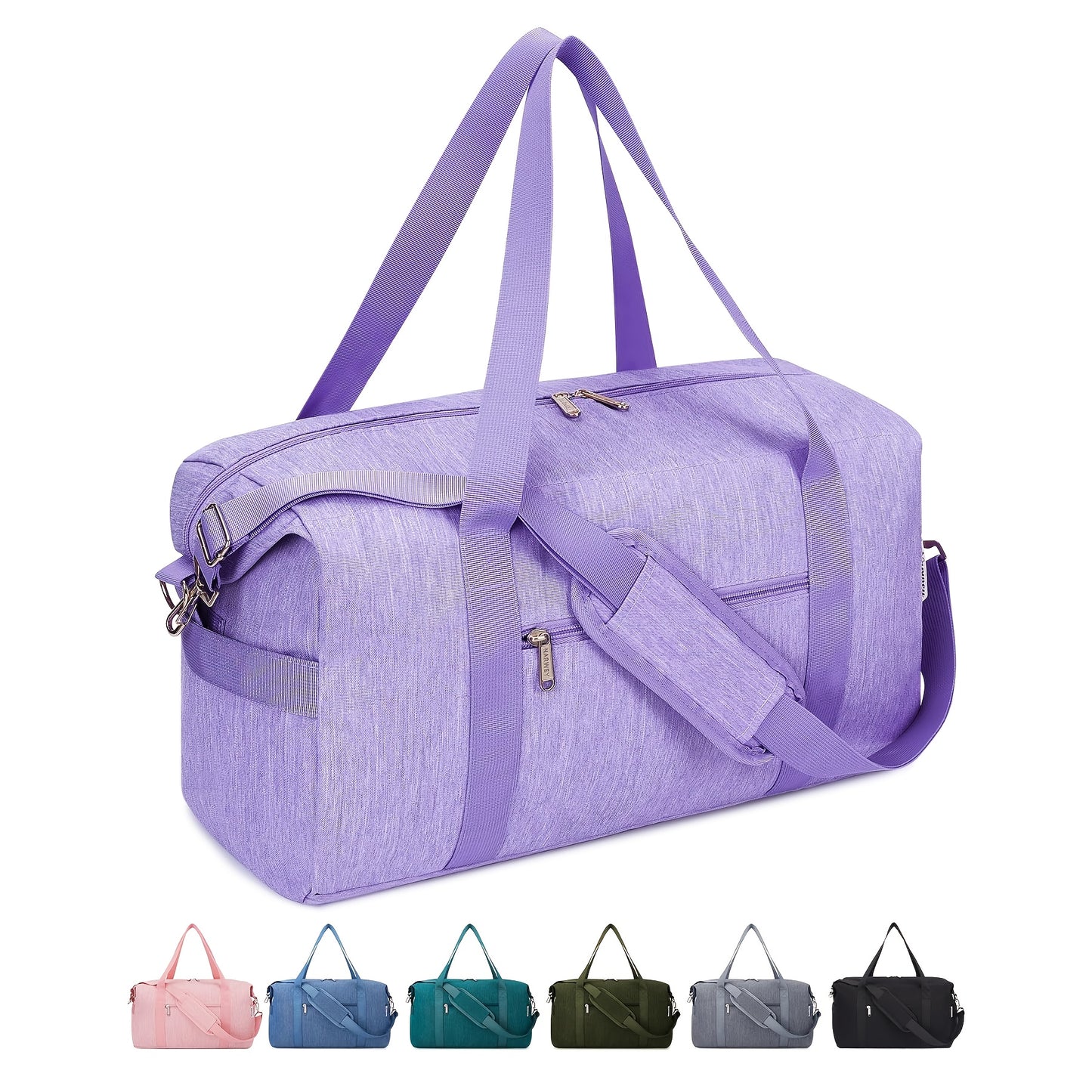 Heavy Duty Travel Duffel Bag With Wet Pocket Stitching