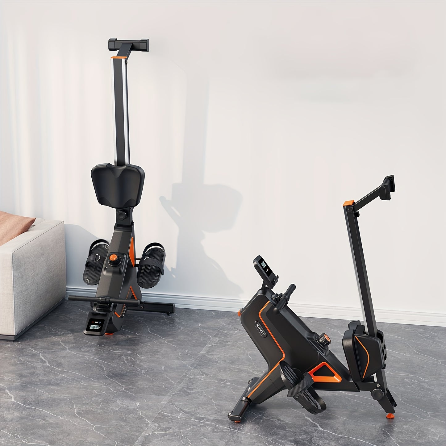 UTRYUP Compact Magnetic Water Rowing Machine for Home Workouts