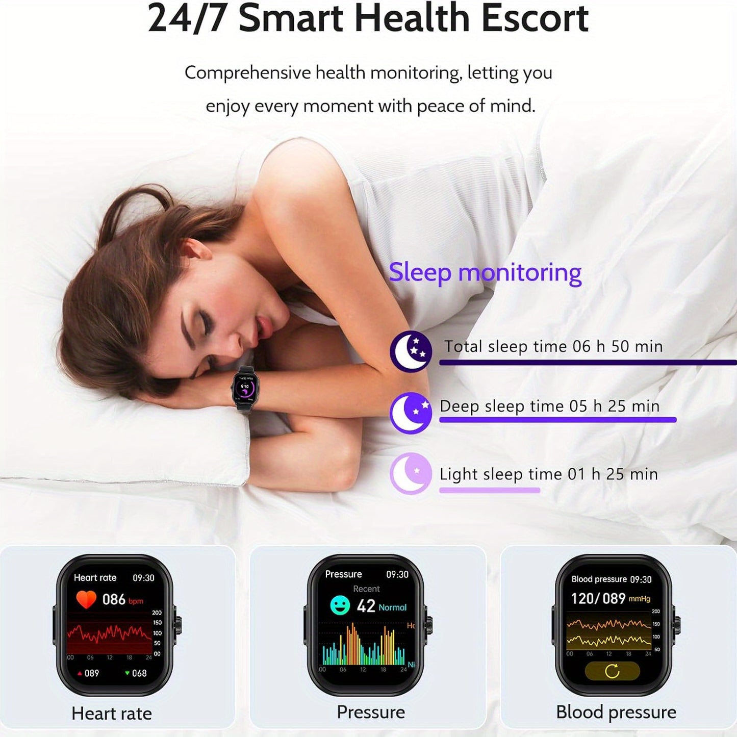 Unisex Smartwatch With 280mAh Battery And Android iOS