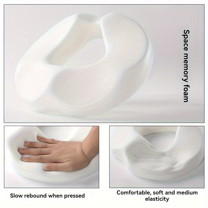 Ergonomic Memory Foam Pressure Relief Seat Cushion for Comfort