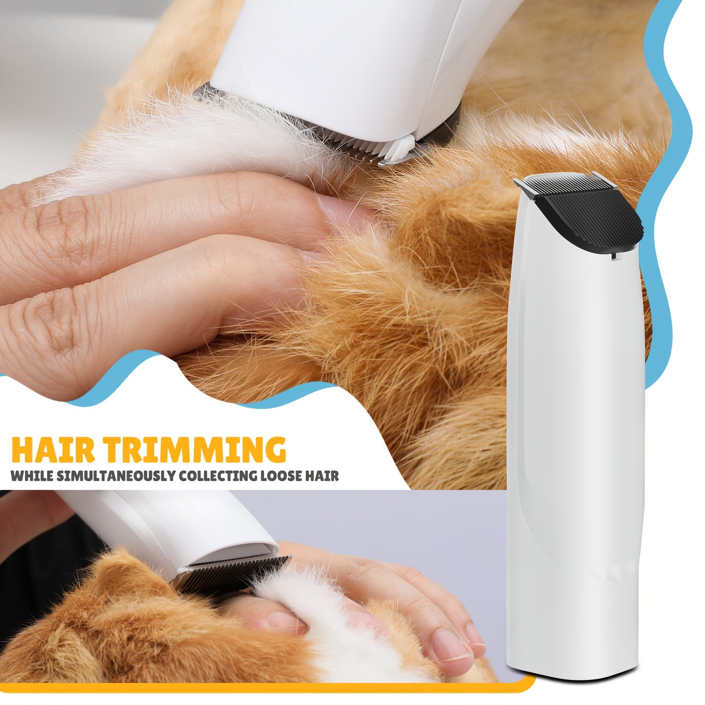 Dog Grooming Vacuum Kit with Blower and Grooming Tools