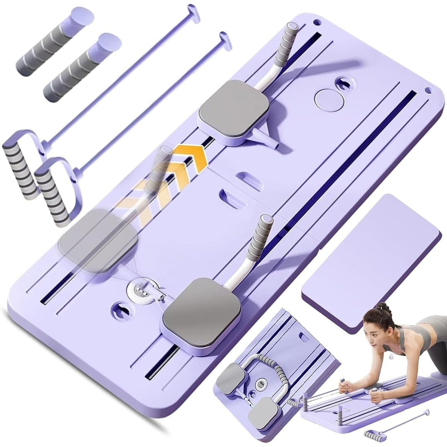 8 In 1 ABS Yoga Board For CoreStrength Training Foldable
