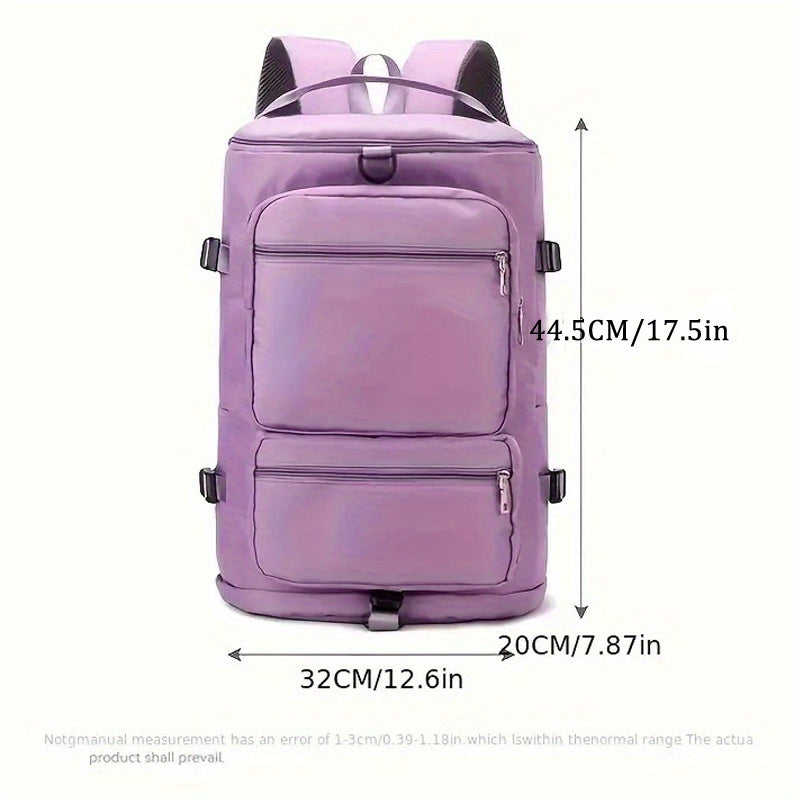 Duffel Bag With Wet Dry Separation And Shoe Compartment