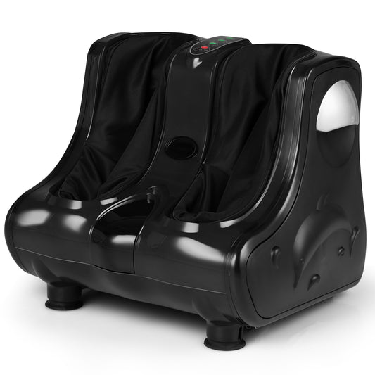 Gymax Foot And Calf Massager With Heat Shiatsu Kneading