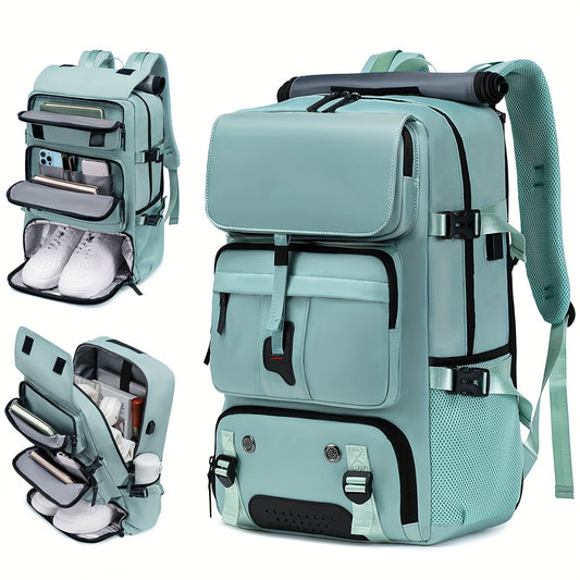 Versatile Laptop Backpack With Shoe Compartment For Travel