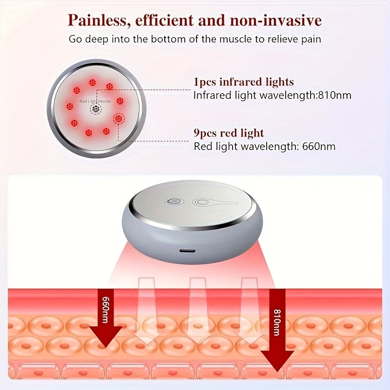 Portable Cold Laser Relax Device for Pain Relief and Relaxation