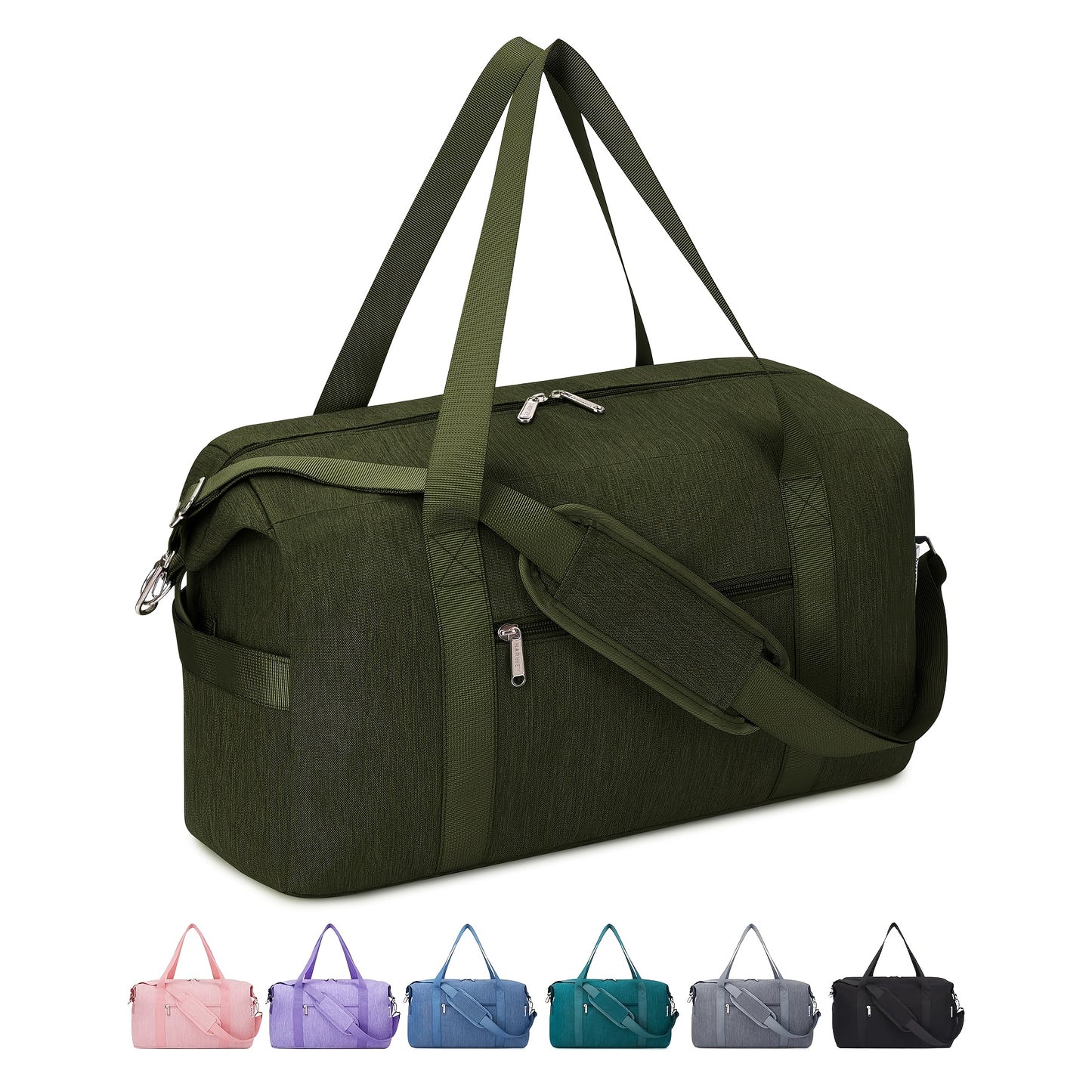 Heavy Duty Travel Duffel Bag With Wet Pocket Stitching