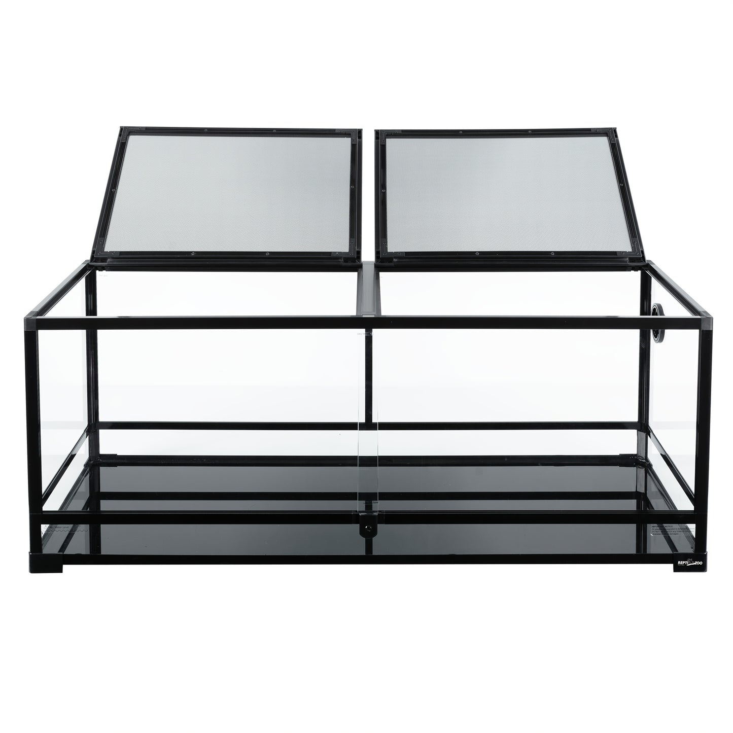 Repti Zoo Large Glass Terrarium With Sliding Doors