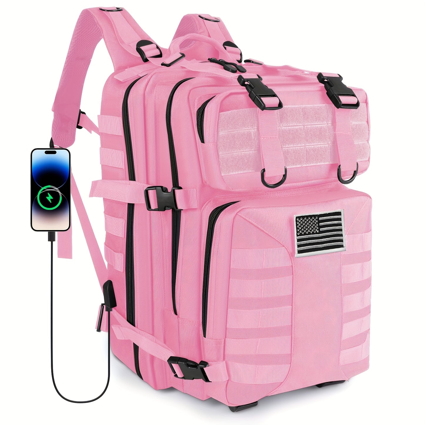 Heavy Duty Tactical Backpack With Laptop Compartment For Outdoor Travel