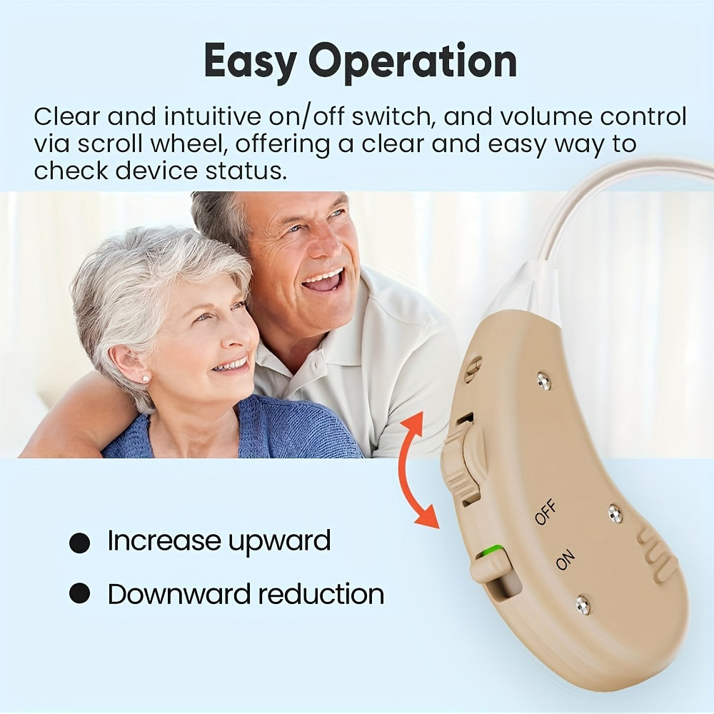 True Hearing Aids for Seniors with Charging Dock