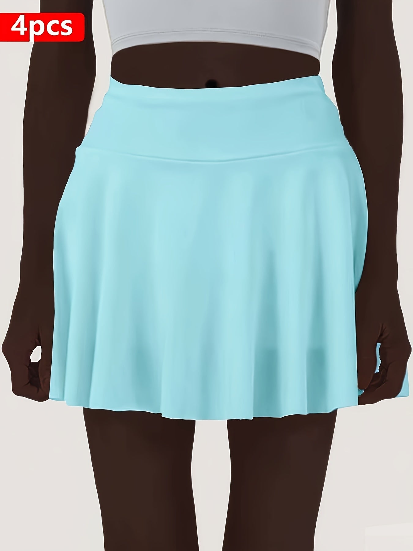 Women's Pocket Skirt With Built In Shorts Summer Style