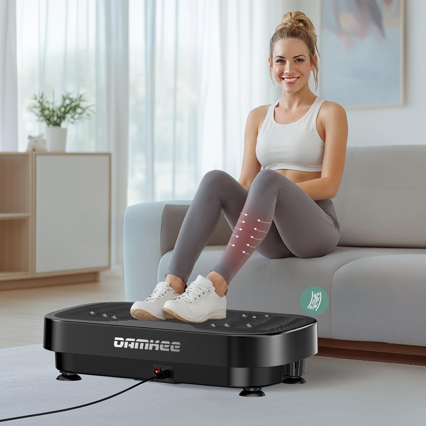 Vibration Plate Exercise Machine for Weight Loss and Toning