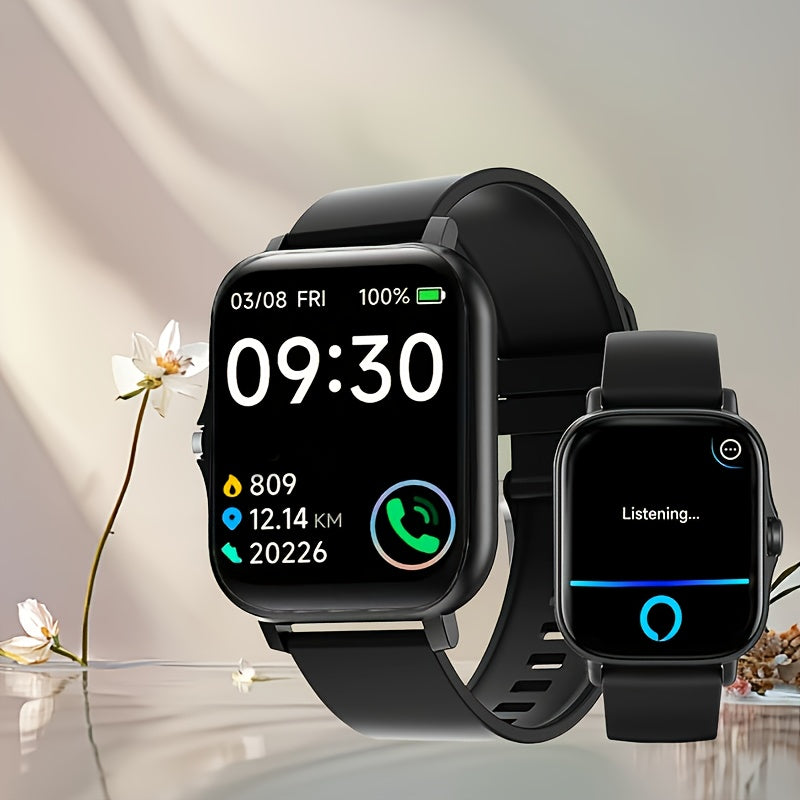 Touchscreen Smartwatch With Dual Band Call Function